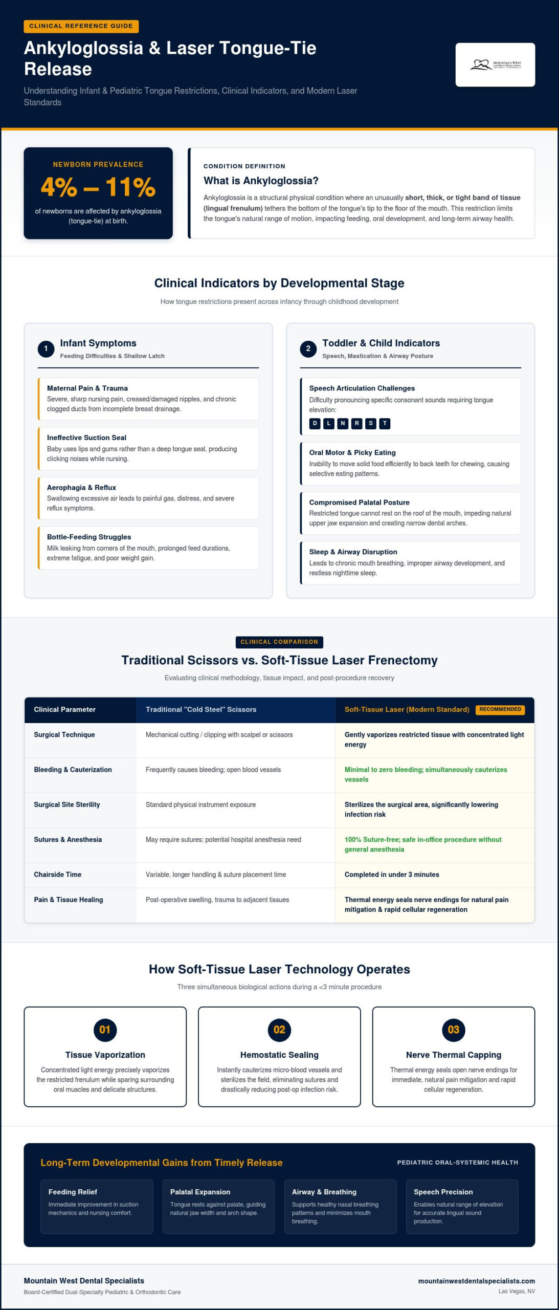 Laser Tongue Tie Release in Las Vegas: Safe Care for Infants and Children